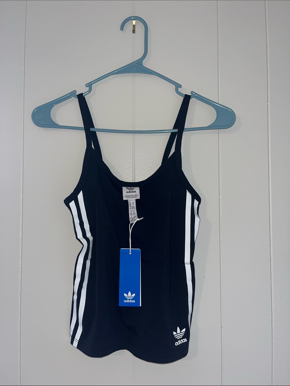 NWT Adidas - J Hook Tank Top black/white